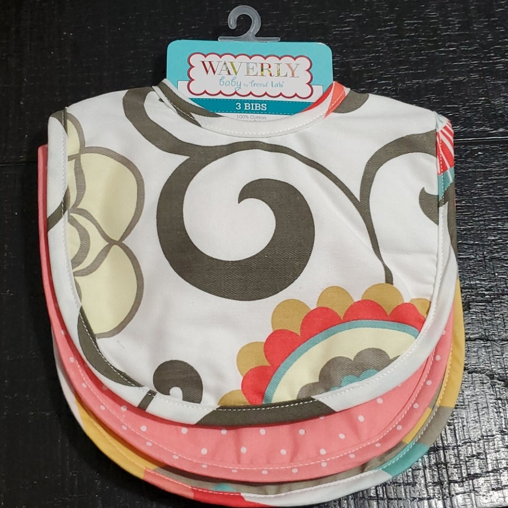 NWT Waverly bibs. 100% Cottom